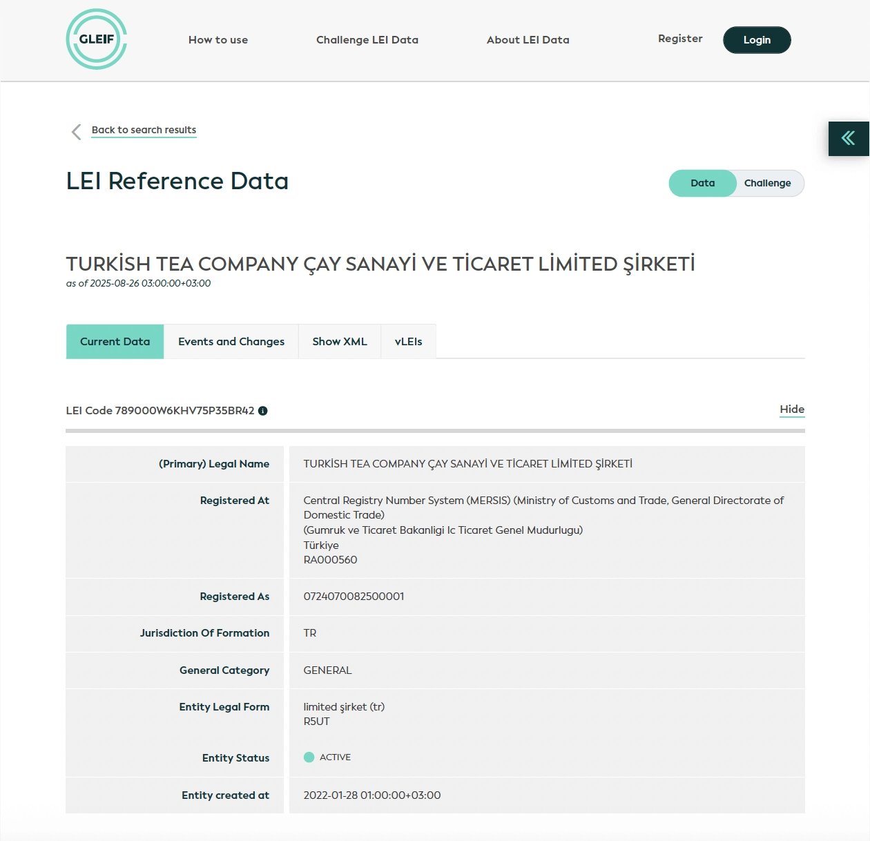 LEI Code